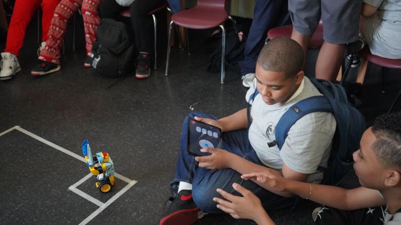 STEM, Coding & Robotics — students in action